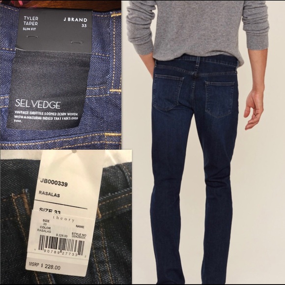 J BRAND •SELVEDGE TYLER TAPER SLIM FIT - Picture 4 of 6